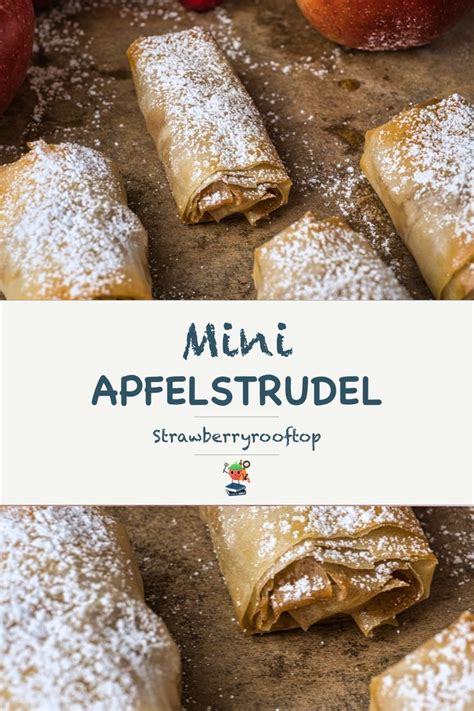 mini apfelstrudel bladerdeeg